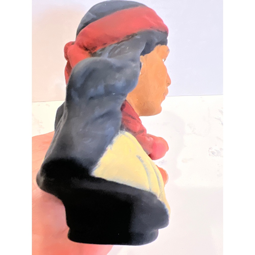 Native American Woman Ceramic Bust Hand Painted -Scioto Mold 1987‎ - Picture 5 of 7